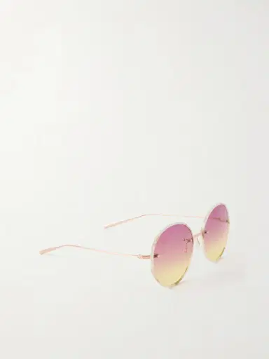 BARTON PERREIRA Rigby Round-frame Acetate And Rose-gold Tone Sunglasses | Thumbnail 3 BARTON PERREIRA Rigby Round-frame Acetate And Rose-gold Tone Sunglasses | Thumbnail 3
