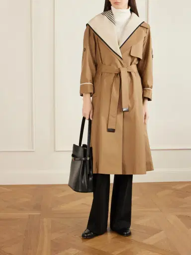 Max Mara Belted Cotton-blend Gabardine Trench Coat | Thumbnail 2 Max Mara Belted Cotton-blend Gabardine Trench Coat | Thumbnail 2
