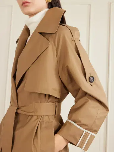 Max Mara Belted Cotton-blend Gabardine Trench Coat | Thumbnail 5 Max Mara Belted Cotton-blend Gabardine Trench Coat | Thumbnail 5