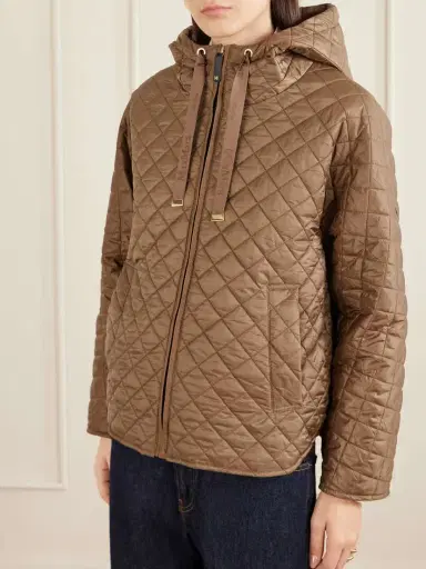 Max Mara Padded Quilted Shell Jacket | Thumbnail 3 Max Mara Padded Quilted Shell Jacket | Thumbnail 3