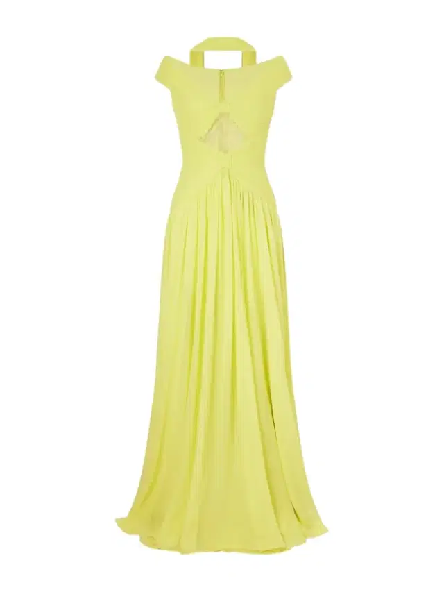 Lace-trimmed Silk-blend Gown Lace-trimmed Silk-blend Gown