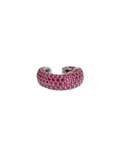 Wish Fine Jewelry 2.40ct Ruby 18K Gold Pave Ear Cuff | Thumbnail 2 Wish Fine Jewelry 2.40ct Ruby 18K Gold Pave Ear Cuff | Thumbnail 2
