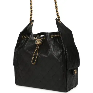 Chanel Chanel Medium 25 Hobo Bag Black Caviar Antique Gold Hardware | Thumbnail 3 Chanel Chanel Medium 25 Hobo Bag Black Caviar Antique Gold Hardware | Thumbnail 3