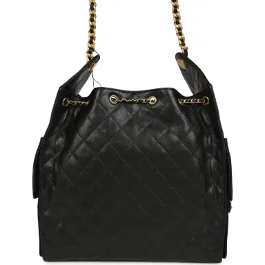 Chanel Chanel Medium 25 Hobo Bag Black Caviar Antique Gold Hardware | Thumbnail 5 Chanel Chanel Medium 25 Hobo Bag Black Caviar Antique Gold Hardware | Thumbnail 5