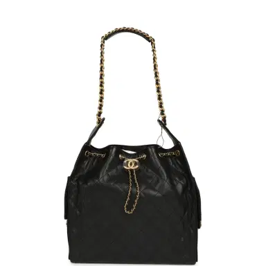 Chanel Chanel Medium 25 Hobo Bag Black Caviar Antique Gold Hardware | Thumbnail 6 Chanel Chanel Medium 25 Hobo Bag Black Caviar Antique Gold Hardware | Thumbnail 6
