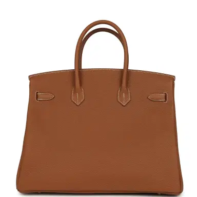 HERMÈS Hermes Birkin 35 Gold Togo Gold Hardware | Thumbnail 5 HERMÈS Hermes Birkin 35 Gold Togo Gold Hardware | Thumbnail 5