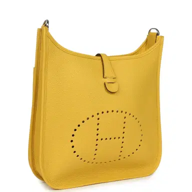 HERMÈS Hermes Evelyne III PM Sun Clemence Palladium Hardware | Thumbnail 2 HERMÈS Hermes Evelyne III PM Sun Clemence Palladium Hardware | Thumbnail 2