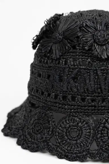 Aknvas The Cass raffia bucket hat in | Thumbnail 2 Aknvas The Cass raffia bucket hat in | Thumbnail 2