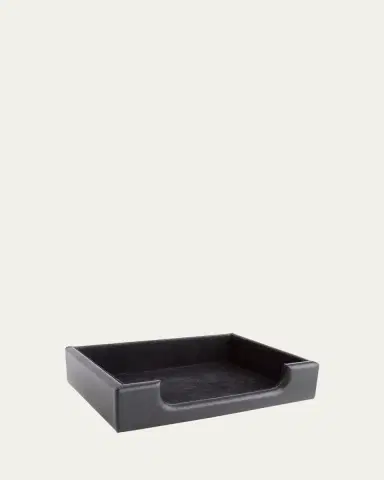 ROYCE New York Personalized Leather Note Desk Tray | Thumbnail 3 ROYCE New York Personalized Leather Note Desk Tray | Thumbnail 3