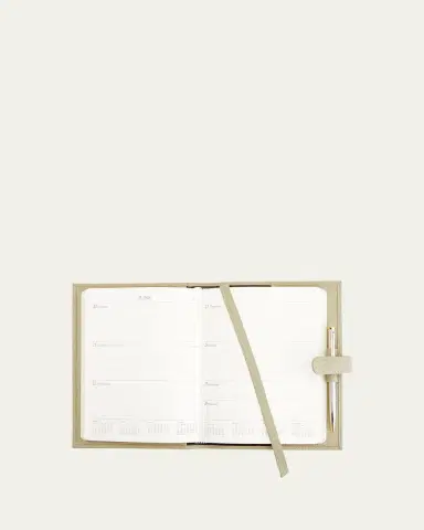 Royce New York Monogrammed Executive Weekly Leather Calendar Planner, Personalized | Thumbnail 2 Royce New York Monogrammed Executive Weekly Leather Calendar Planner, Personalized | Thumbnail 2