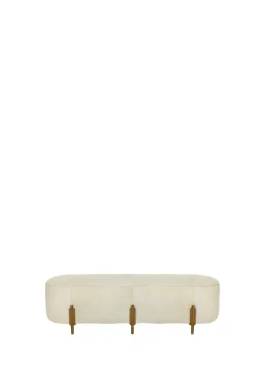 Arteriors Justin Hairhide Bench 62" | Thumbnail 1 Arteriors Justin Hairhide Bench 62" | Thumbnail 1