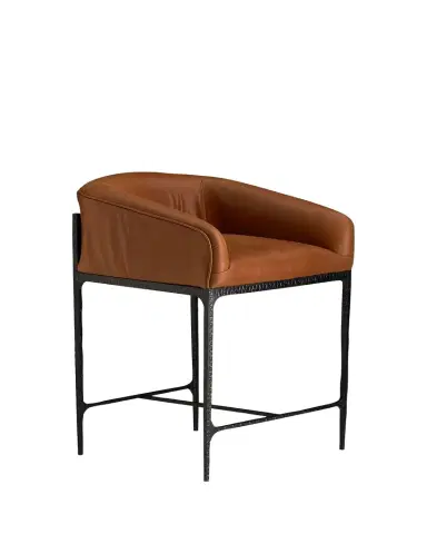 Arteriors Osbourne Leather 26.5" Counter Stool | Thumbnail 1 Arteriors Osbourne Leather 26.5" Counter Stool | Thumbnail 1