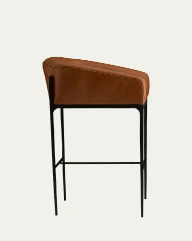 Arteriors Osbourne Leather 32" Bar Stool | Thumbnail 2 Arteriors Osbourne Leather 32" Bar Stool | Thumbnail 2