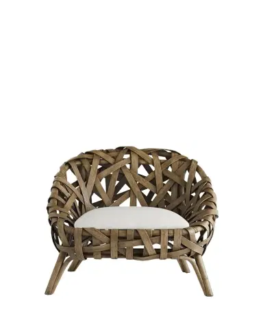 Arteriors Horatio Woven Rattan Chair | Thumbnail 1 Arteriors Horatio Woven Rattan Chair | Thumbnail 1