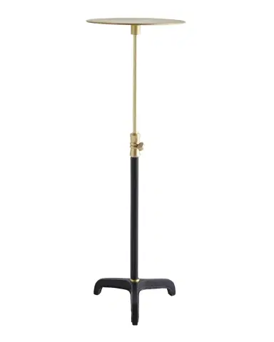 Arteriors Addison Adjustable Leather Drink Table | Thumbnail 1 Arteriors Addison Adjustable Leather Drink Table | Thumbnail 1