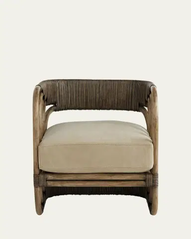 Arteriors Hamza Leather Chair | Thumbnail 2 Arteriors Hamza Leather Chair | Thumbnail 2