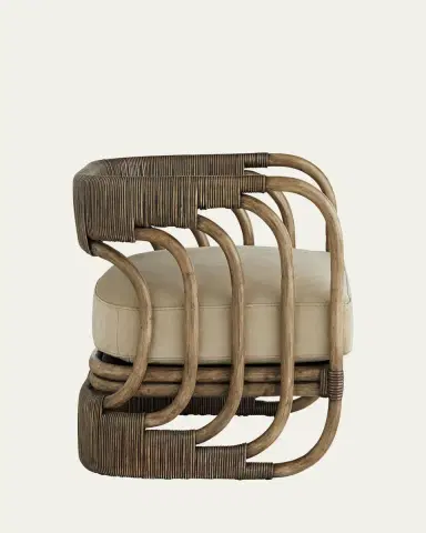 Arteriors Hamza Leather Chair | Thumbnail 3 Arteriors Hamza Leather Chair | Thumbnail 3