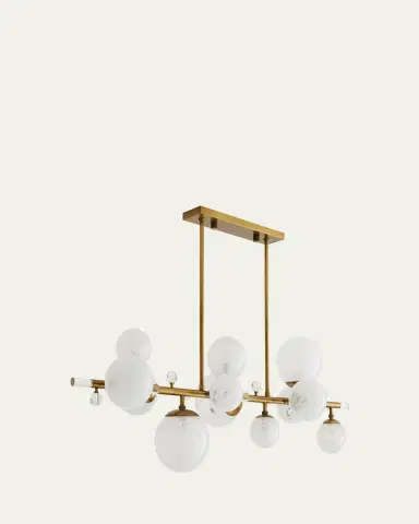 Arteriors Troon 56" 12-Light Chandelier | Thumbnail 3 Arteriors Troon 56" 12-Light Chandelier | Thumbnail 3