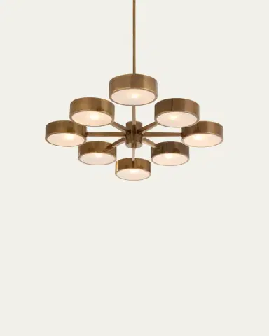 Arteriors Linus 52" 8-Light Starburst Chandelier | Thumbnail 3 Arteriors Linus 52" 8-Light Starburst Chandelier | Thumbnail 3