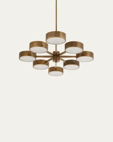 Arteriors Linus 52" 8-Light Starburst Chandelier | Thumbnail 4 Arteriors Linus 52" 8-Light Starburst Chandelier | Thumbnail 4