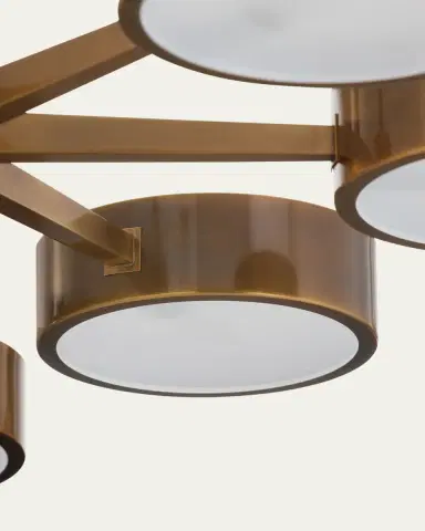 Arteriors Linus 52" 8-Light Starburst Chandelier | Thumbnail 5 Arteriors Linus 52" 8-Light Starburst Chandelier | Thumbnail 5
