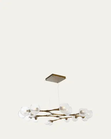 Arteriors Mahowald 70" 16-Light Fixed Chandelier | Thumbnail 3 Arteriors Mahowald 70" 16-Light Fixed Chandelier | Thumbnail 3