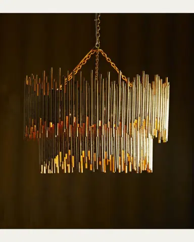 Arteriors Prescott 28" 8-Light 2-Tier Chandelier | Thumbnail 2 Arteriors Prescott 28" 8-Light 2-Tier Chandelier | Thumbnail 2