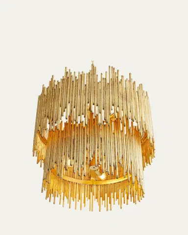 Arteriors Prescott 28" 8-Light 2-Tier Chandelier | Thumbnail 3 Arteriors Prescott 28" 8-Light 2-Tier Chandelier | Thumbnail 3