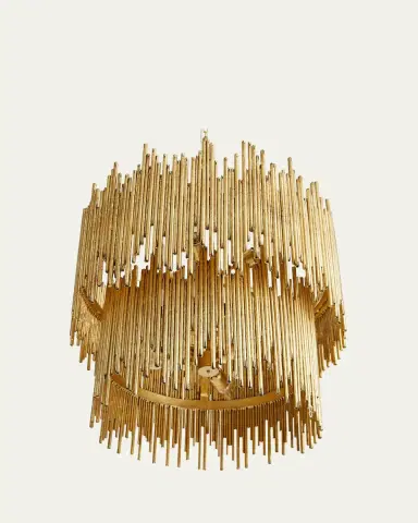 Arteriors Prescott 28" 8-Light 2-Tier Chandelier | Thumbnail 4 Arteriors Prescott 28" 8-Light 2-Tier Chandelier | Thumbnail 4