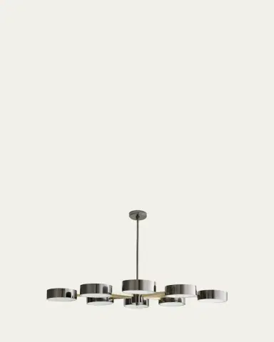 Arteriors Linus 52" 8-Light Starburst Chandelier | Thumbnail 3 Arteriors Linus 52" 8-Light Starburst Chandelier | Thumbnail 3