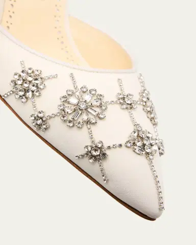 Manolo Blahnik 90mm Ralyne Embellished Satin Pumps | Thumbnail 3 Manolo Blahnik 90mm Ralyne Embellished Satin Pumps | Thumbnail 3