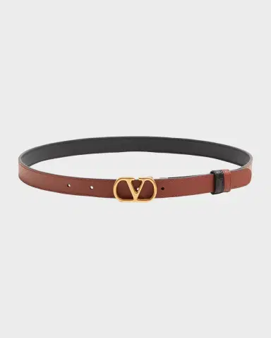 Valentino Garavani Reversible VLogo Signature Leather Belt | Thumbnail 3 Valentino Garavani Reversible VLogo Signature Leather Belt | Thumbnail 3
