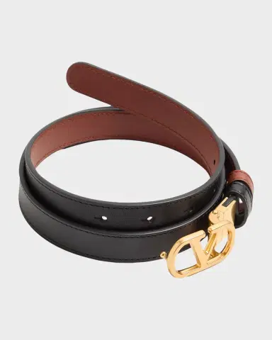 Valentino Garavani Reversible VLogo Signature Leather Belt | Thumbnail 4 Valentino Garavani Reversible VLogo Signature Leather Belt | Thumbnail 4