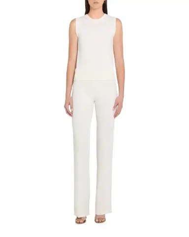 Oscar de la Renta Solid Wool Knit Tank Top | Thumbnail 1 Oscar de la Renta Solid Wool Knit Tank Top | Thumbnail 1