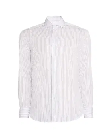 Brunello Cucinelli en's Cotton ulti-Stripe Button-Down Shirt | Thumbnail 1 Brunello Cucinelli en's Cotton ulti-Stripe Button-Down Shirt | Thumbnail 1
