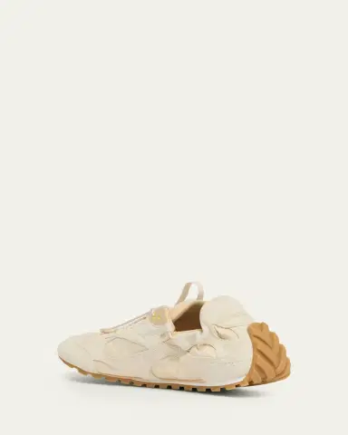 Bottega Veneta Men's Orbit Flash Suede & Nylon Sneakers | Thumbnail 4 Bottega Veneta Men's Orbit Flash Suede & Nylon Sneakers | Thumbnail 4