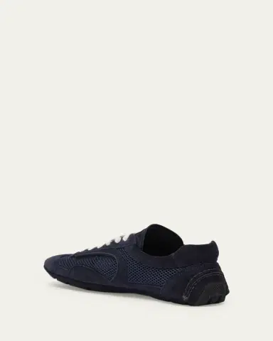 Prada Monte Carlo Leather And Mesh Low-Top Sneakers | Thumbnail 6 Prada Monte Carlo Leather And Mesh Low-Top Sneakers | Thumbnail 6