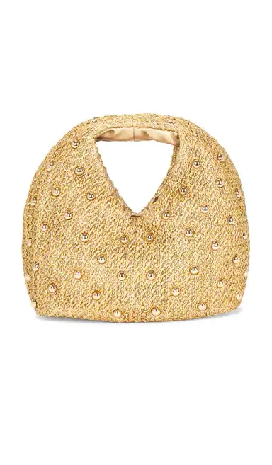 Dolce Vita Studded Raffia Bag | Thumbnail 1 Dolce Vita Studded Raffia Bag | Thumbnail 1
