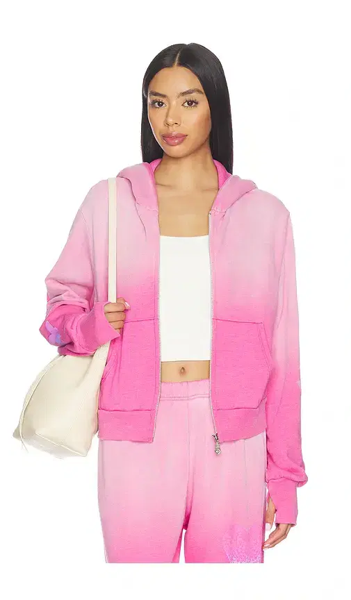 Butterfly Heart Crop Zip Hoodie Butterfly Heart Crop Zip Hoodie
