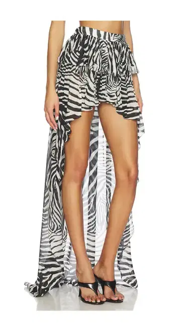 BLUMARINE Print Chiffon Skirt | Thumbnail 2 BLUMARINE Print Chiffon Skirt | Thumbnail 2