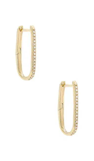 STONE AND STRAND Diamond Oval Earrings | Thumbnail 1 STONE AND STRAND Diamond Oval Earrings | Thumbnail 1