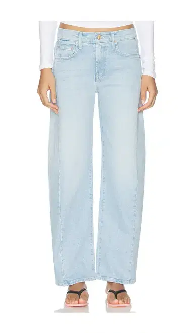 Mother The Mid Rise Half-pipe Hover Jeans | Thumbnail 1 Mother The Mid Rise Half-pipe Hover Jeans | Thumbnail 1