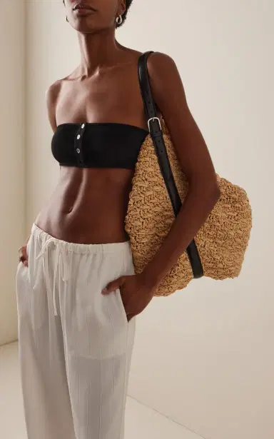 Toteme Belted Raffia Tote | Thumbnail 2 Toteme Belted Raffia Tote | Thumbnail 2