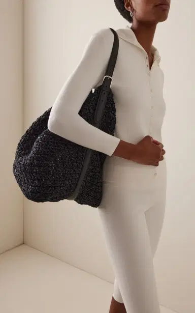 Toteme Belted Raffia Tote | Thumbnail 2 Toteme Belted Raffia Tote | Thumbnail 2