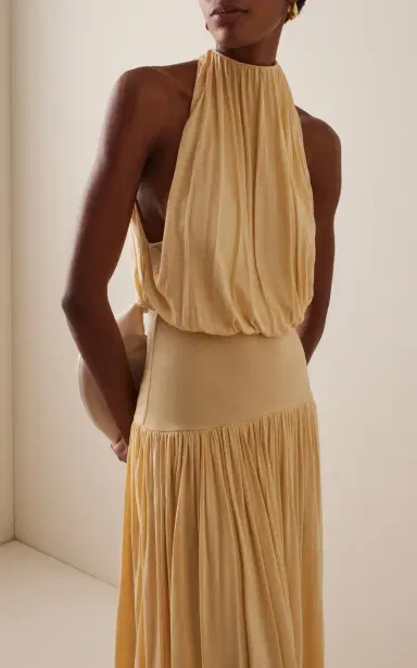 Toteme Soft Gathered Dress | Thumbnail 3 Toteme Soft Gathered Dress | Thumbnail 3