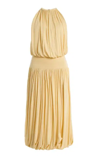 Toteme Soft Gathered Dress | Thumbnail 1 Toteme Soft Gathered Dress | Thumbnail 1