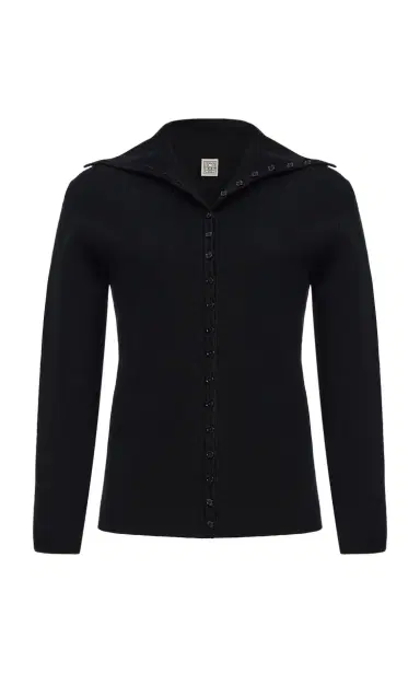 Toteme Knit Polo Cardigan | Thumbnail 8 Toteme Knit Polo Cardigan | Thumbnail 8