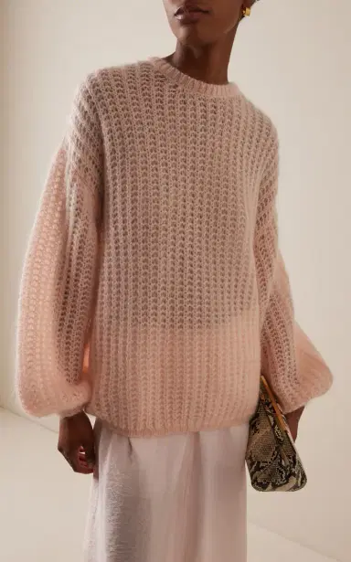 Toteme Oversized Mohair-Blend Sweater | Thumbnail 2 Toteme Oversized Mohair-Blend Sweater | Thumbnail 2