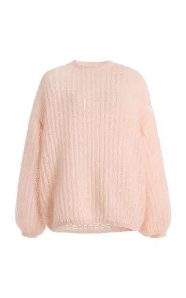 Toteme Oversized Mohair-Blend Sweater | Thumbnail 1 Toteme Oversized Mohair-Blend Sweater | Thumbnail 1
