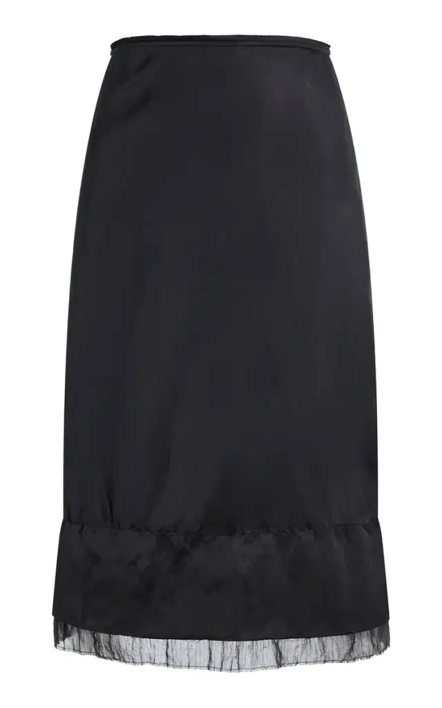 Layered Satin Skirt Layered Satin Skirt
